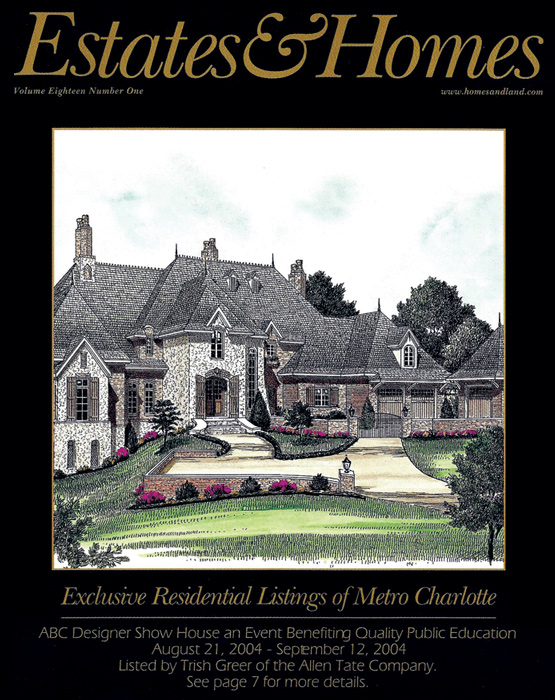 Estates & Homes Magazine Cover - Patrick Joseph Distinctive Homes