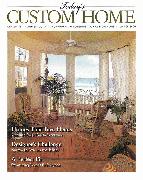 Today's Custom Home Magazine Cover - Patrick Joseph Distinctive Homes